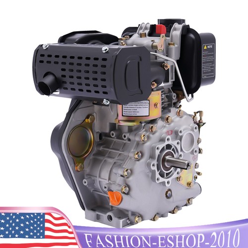 Motor diésel monocilíndrico de 4 tiempos 247CC para máquina agrícola pequeña - Imagen 8 de 17