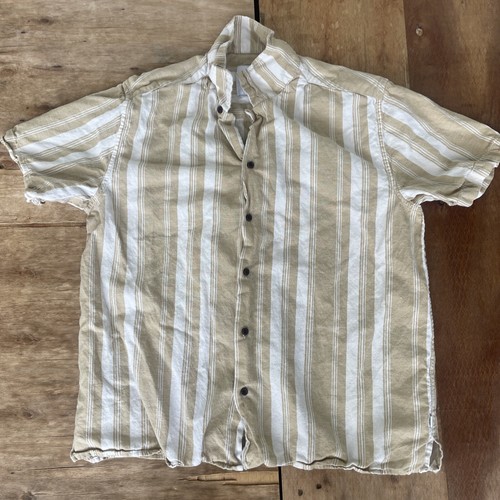 Katin Button Down Hemd Herren Small Classic Fit Gestreift Kurzarm - Bild 2 von 14