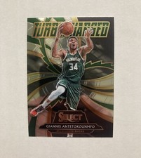Giannis Antetokounmpo 2020-21 Panini Select Turbocharged Insert #4 Bucks