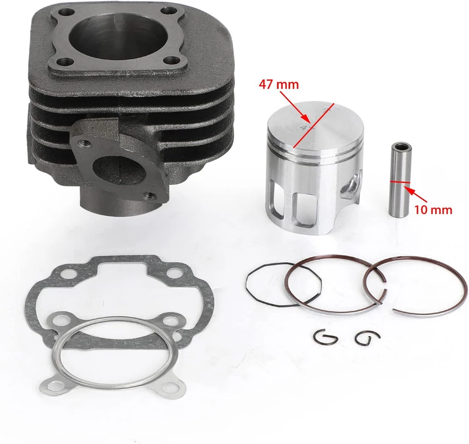 Kit de diámetro grande cilindro Yamaha JOG 50 Minarelli 1E40QMB 70cc Foto 3 de 4