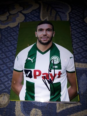 Signiertes Foto Mimoun Mahi FC Groningen NEU  MEGA RAR 