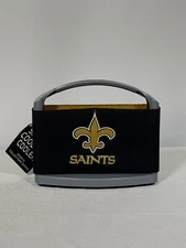 New Orleans Saints NFL Topperscot Black 6 Pack Cool Six Cold All Day Cooler NWT