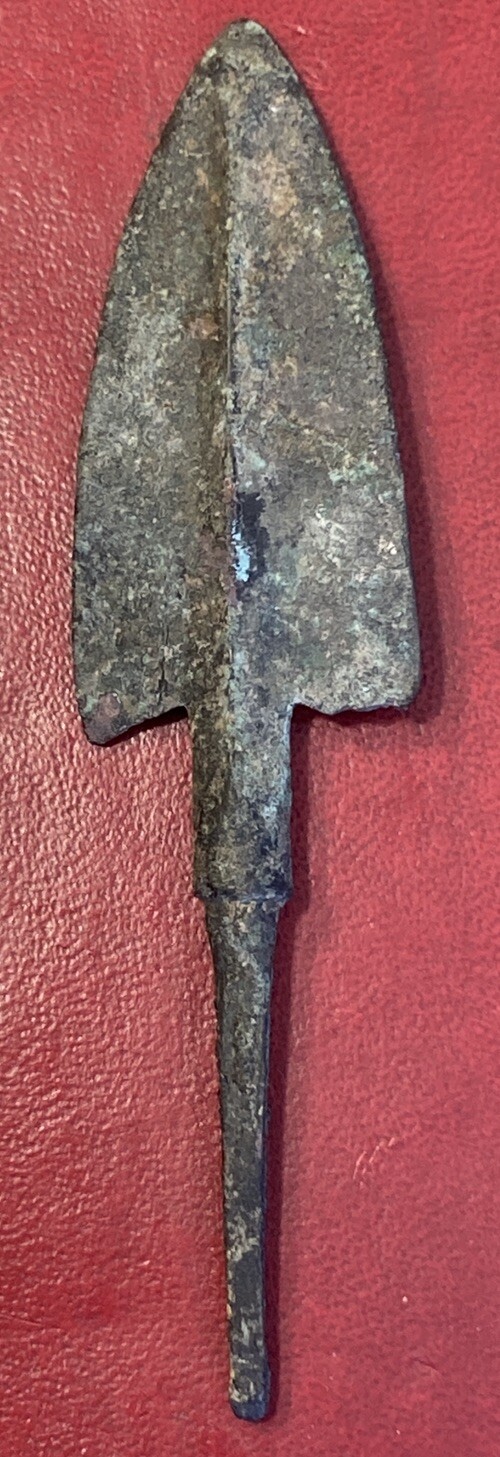 Ancient 4" Bronze Age Lance/Spear Point from Amlash 15th To 8th Cent. B.C.