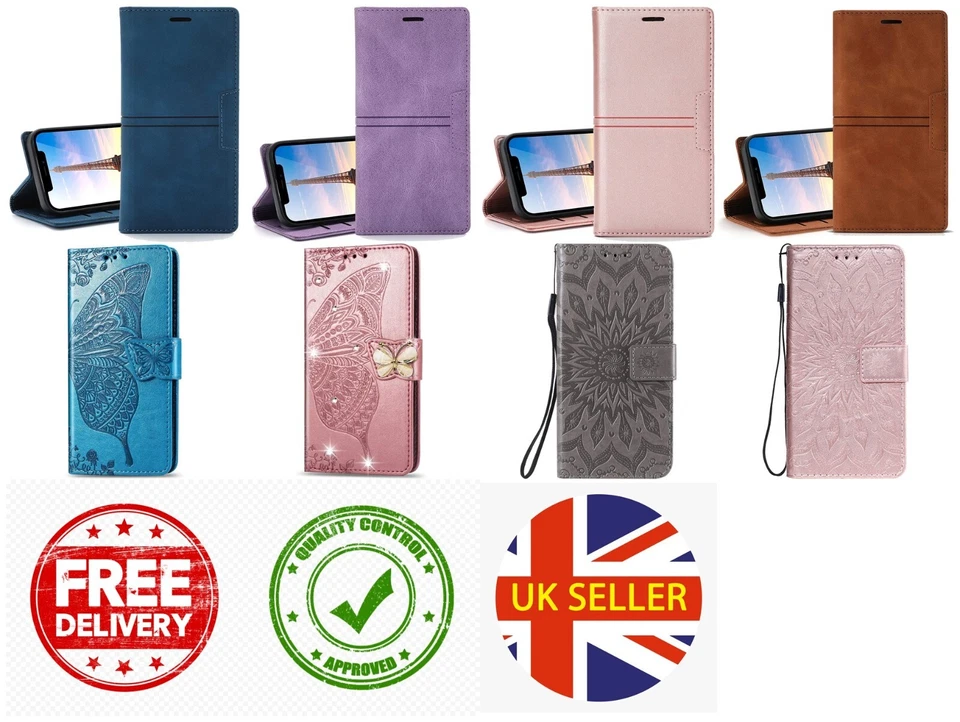 Case For Motorola Moto G10 G30 S/G100 G8 E Leather Flip Wallet Stand Phone Cover - Image 2 of 2