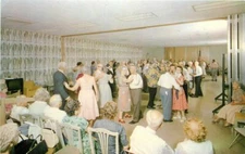 Pasadena California Senior Center interior dancing Hawkins Postcard 21-11724