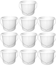 10 x 2.5 Litre Paint Kettles Plastic Paint Storage Pots | Plastic Paint Kettles