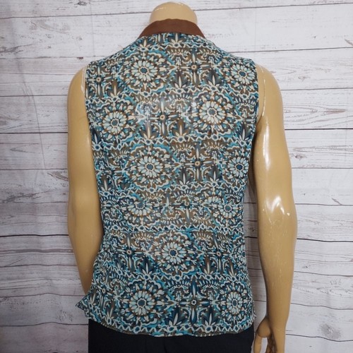 Bob Mackie Sleeveless VNeck Blouse - Picture 4 of 14