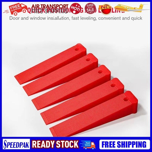 6pcs Furniture Wedges Levelers Plastic Wedge Set for Door Window Quick
