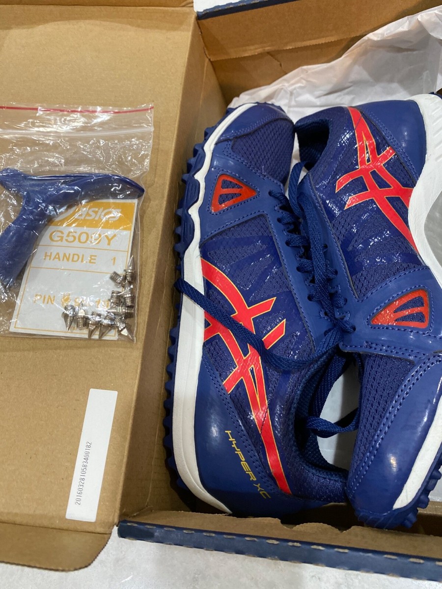 ASICS Hyper XC Color Estate Blue/Vermilion/Rich Gold Size 7 Men\'s  Shoes style Asics Hyper XC Estate Blue/Vermilion/Rich Gold, Men main image 3