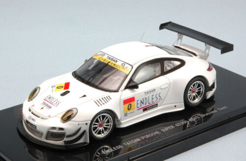 Car Model 1:43 Scale Ebbro Porsche 997 GT3 No.0 Okayama Test Super GT300...
