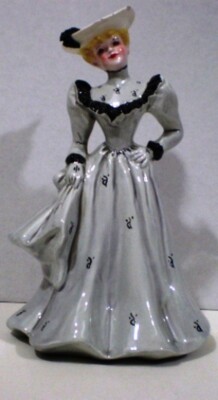 Florence Ceramics Belle Gray FH Flower Holder 8''