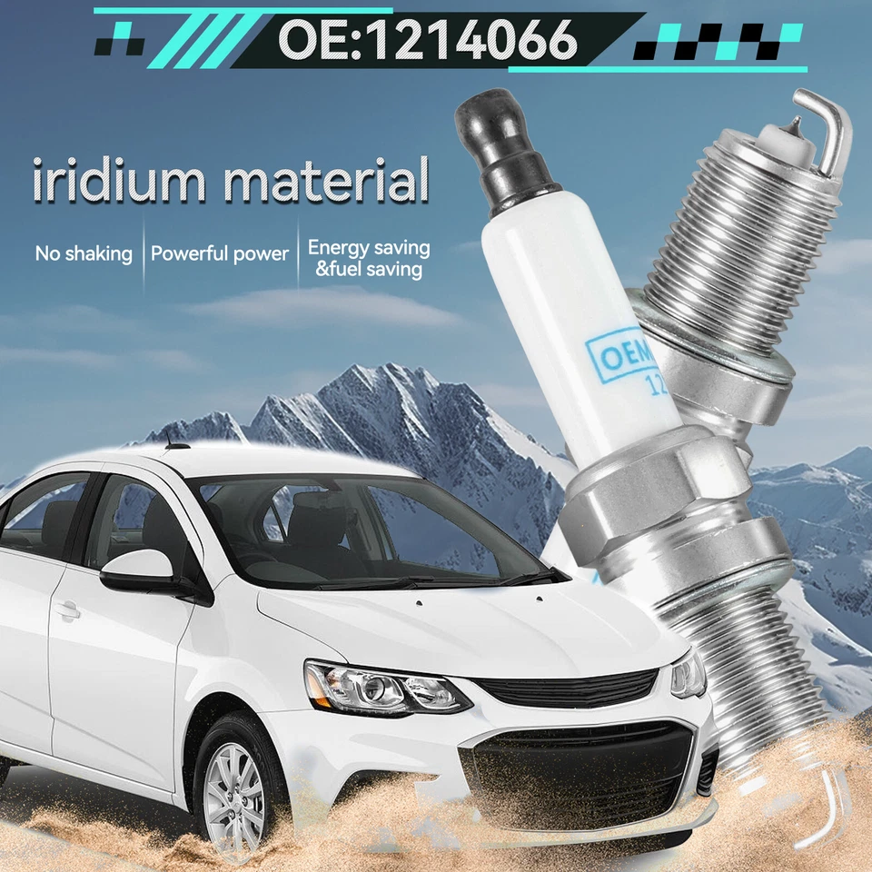 4Pcs For Buick Encore Chevy Cruze Trax 1.4L 2011-21Iridium Spark Plugs 55576026 Foto 4 de 4