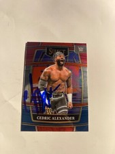 WWE CEDRIC ALEXANDER Signed Card RAW SMACKDOWN