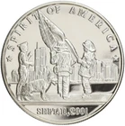2001 9/11 Spirit of America Land of The Free 1 oz .999 Fine Silver Art Round