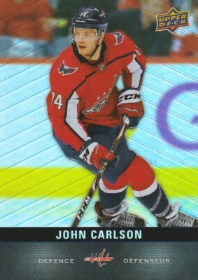 2019/2020 HOCKEY CARD TIM HORTONS - JOHN CARLSON # 74