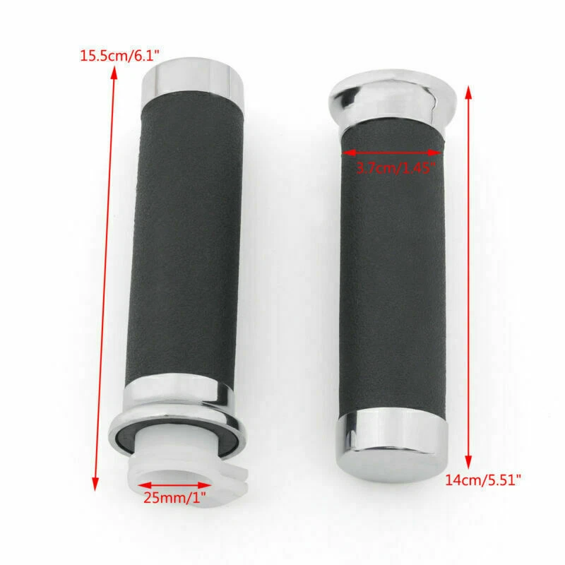 Empuñadura de mano motor 1" 25 mm para Honda Shadow VT/XVS 400/600/750/1100/1300 Magna EE. UU. Foto 2 de 4