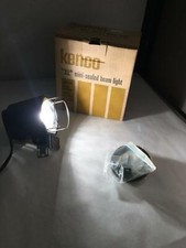 VINTAGE Kenco XL Mini SEALED Beam LIGHT Works ALL Parts INCLUDED Black METAL