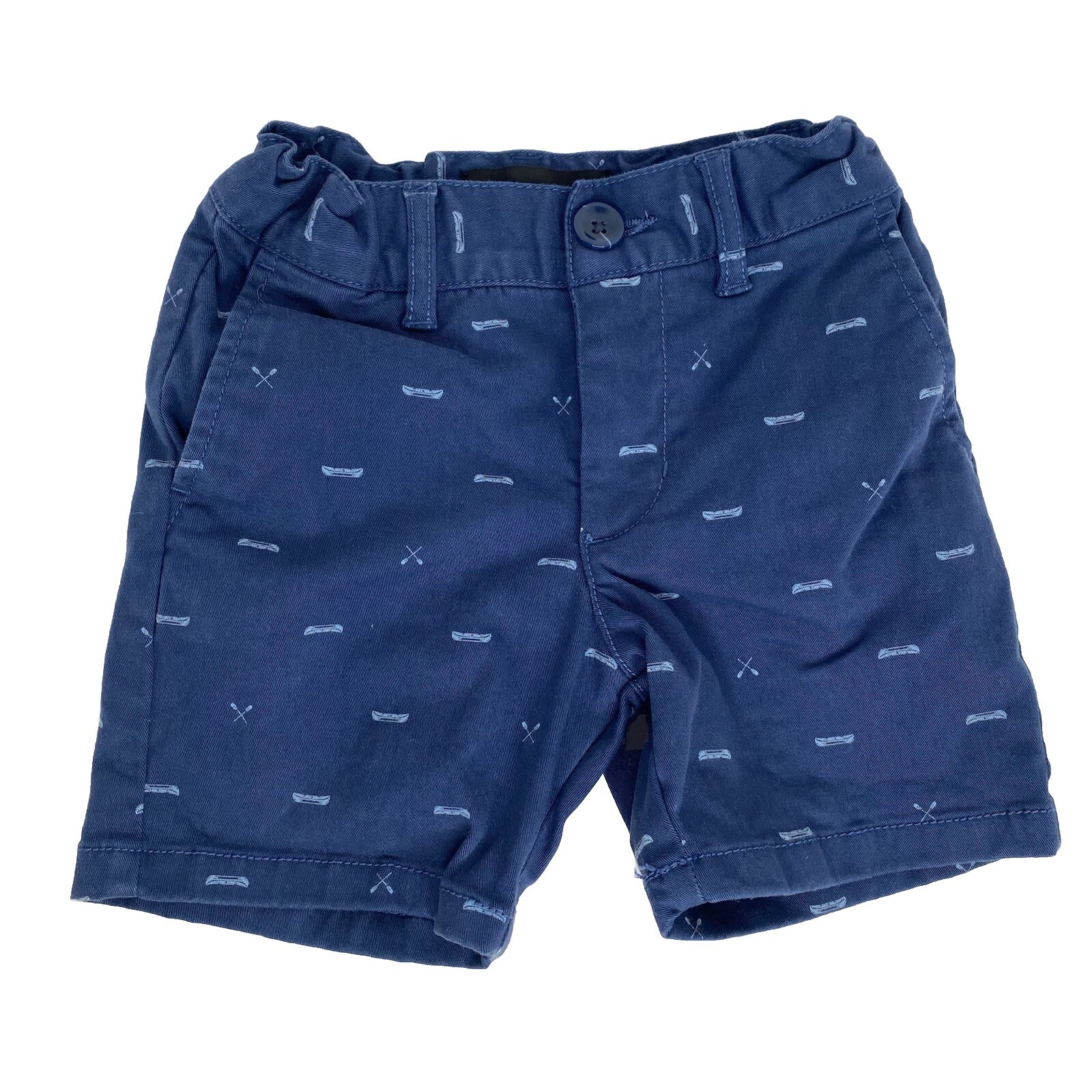 FILA Nordstrom Ragazzo Taglia 3 Chino Blu Navy Pantaloncini Vita Regolabile Canottaggio Esterno