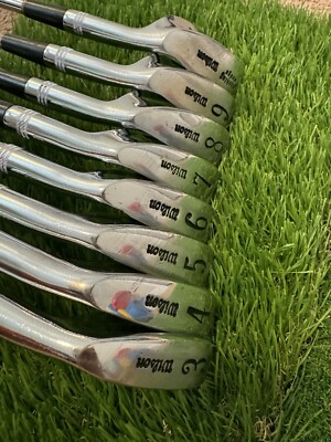 Wilson Tom Kite Autograph 3-PW Iron Set w/ Reg Flex Steel Shafts