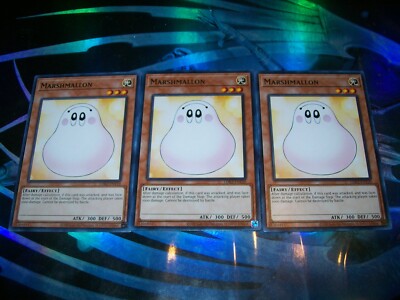 3x Marshmallon Unlimited Edition Common LDK2-ENY20 Yu-Gi-Oh!