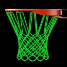 Glow In The Dark Basketball Net Outdoor Thick Basketball Hoop Net Replacement