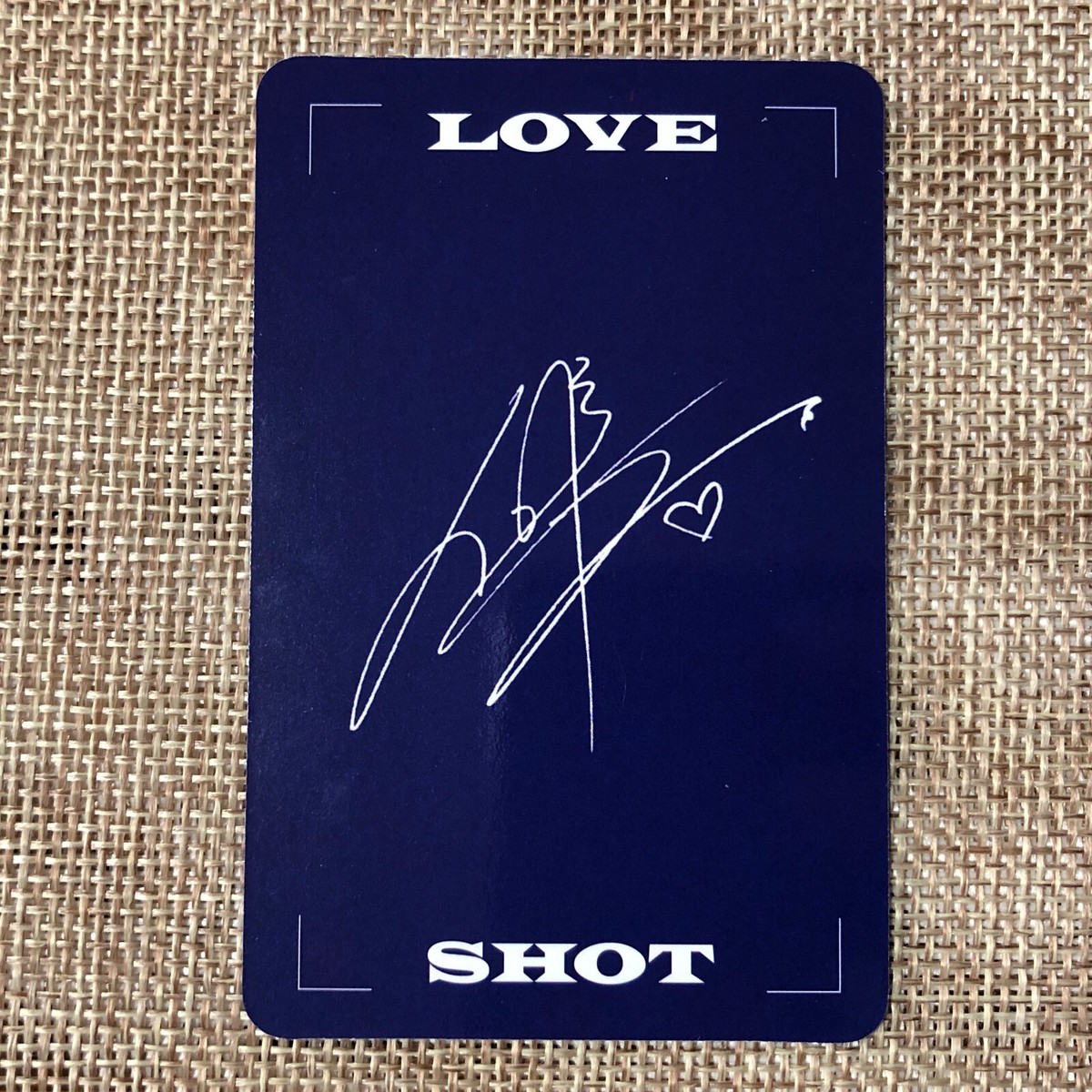 EXO SEHUN [ LOVE SHOT ] Official Photocard, 5th Repackage SHOT Ver