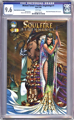 SOULFIRE BEGINNINGS #1 WIZARD WORLD EAST VARIANT CGC 9.6 MICHAEL TURNER ASPEN
