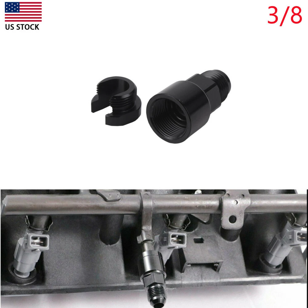 LS1 Swap Fuel Rail Inlet Line Fitting Adaptor 3/8 Inch 6AN, 53 OFF