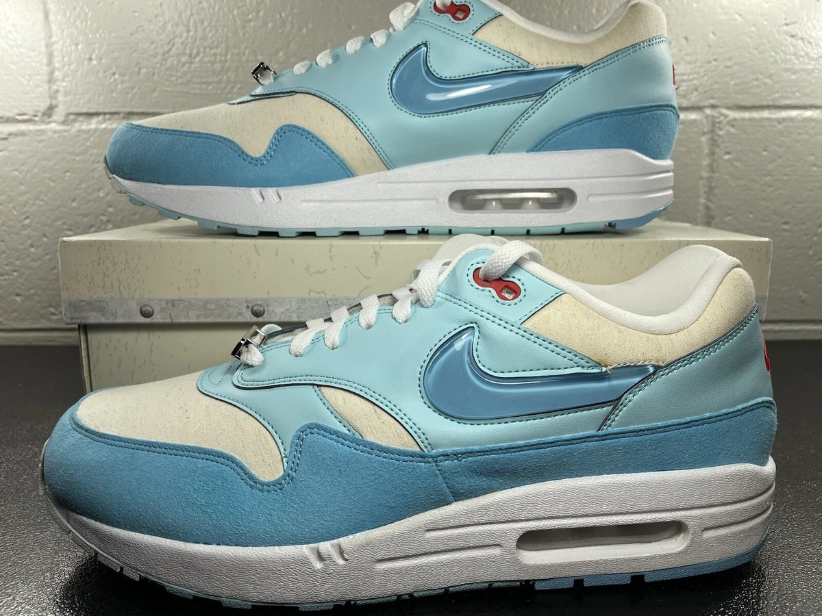 Nike Air max 1 Puerto Rico Blue Gale Size 12 Men FD6955 400