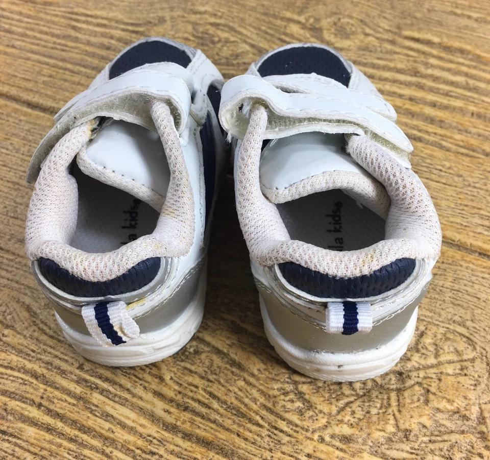 Koala Kids Sneakers Baby Boys Size 2 Blue White Straps Casual Shoes - Image 4 of 4