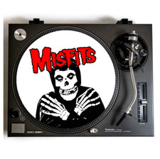 MISFITS Turntable Slipmat for Vinyl Records 12" DJ Slip Mat horror punk rock