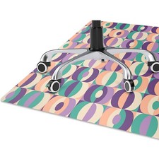 Bodenschutzmatte Bodenschutz Stuhl Boden Matte Vierecke und R&auml;der 140x100