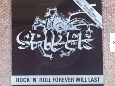 Spider Rock N Roll Forever Will Last 7'' Vinyl Record **AS NEW CONDITION** 
