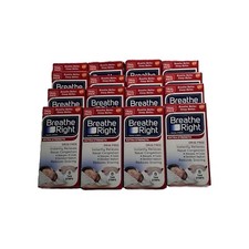 16 Pack Breathe Right Extra Strength Nasal Strips  128 Tan Strips Total 