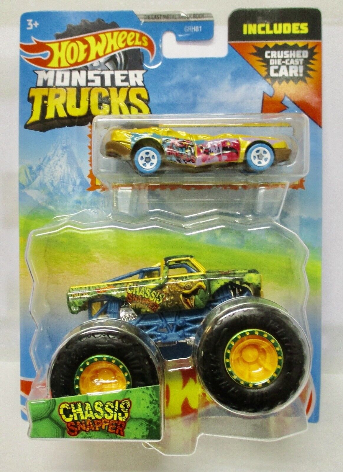 Hot Wheels Monster Trucks 1:64 Scale Chassis Snapper, Includes Hot Wheels  Die Cast Car, 1 - Kroger