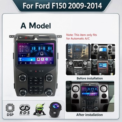 For Ford F150 2009-2014 9'' Android 14 Carplay Car Stereo Radio GPS Navi 4G+64GB