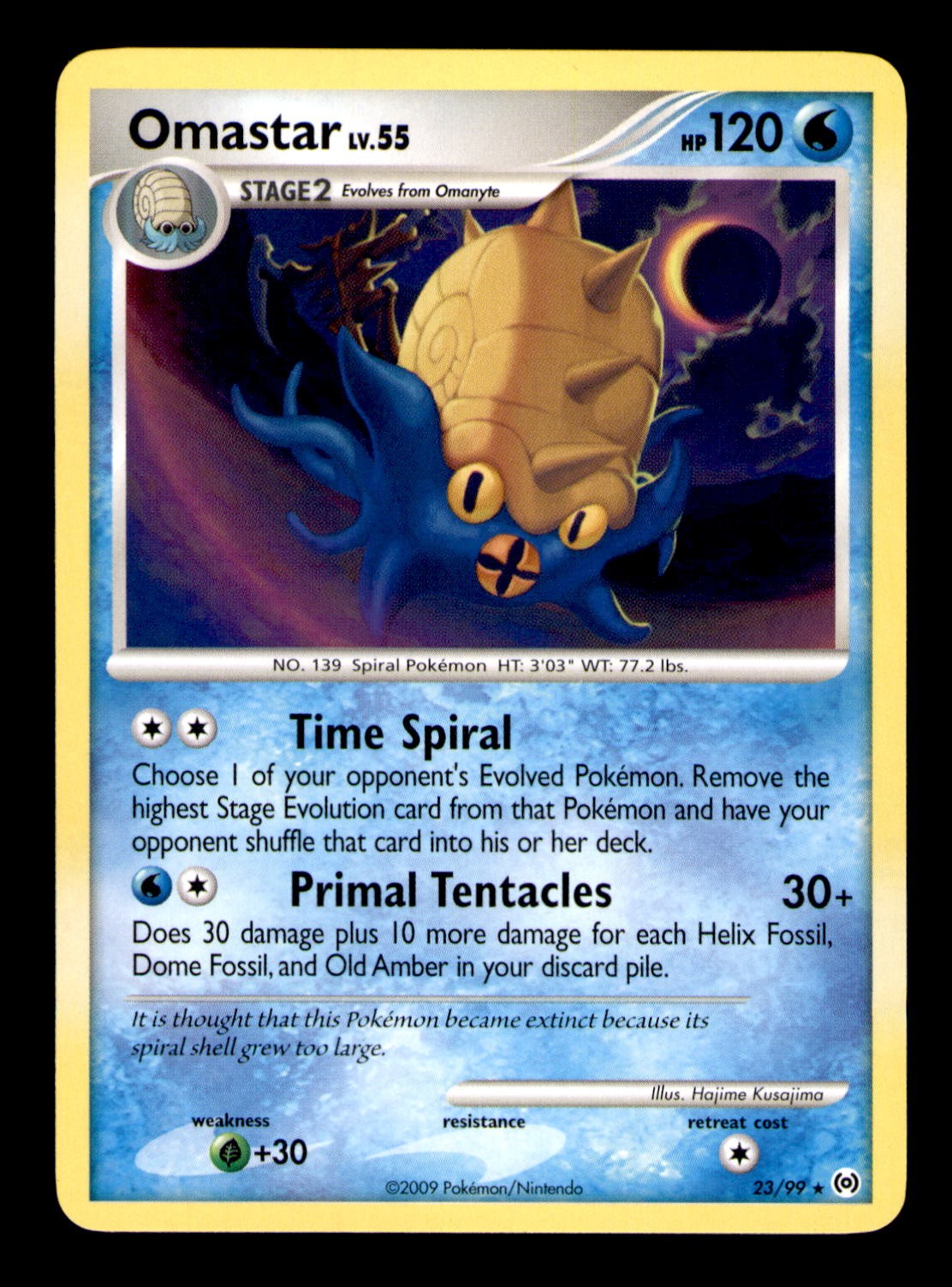 Omastar 23/99 Rare Arceus Pokemon Near Mint
