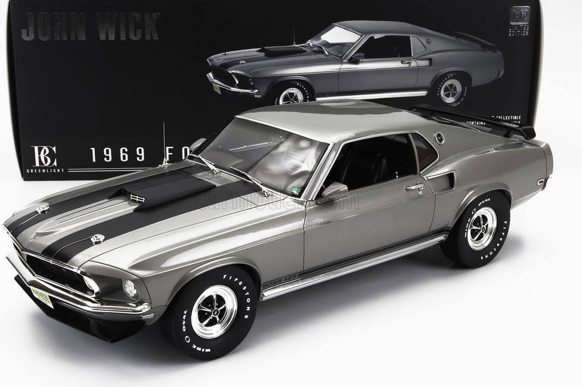 Bespoke Collection 1969 Ford Mustang BOSS 429 John Wick in 1:12