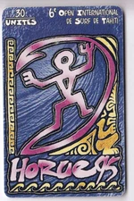 POLYNESIE TELECARTE / PHONECARD   30U PF34 GEM1A OPEN SURF TAHITI PUCE/TBE C.14€