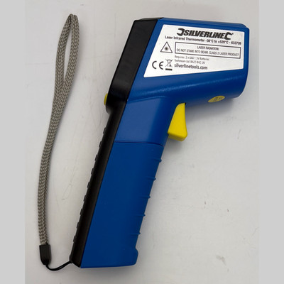 Silverline 633726 Laser-Infrarotthermometer -38 °C bis +520 °C