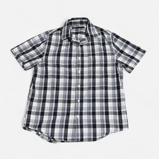 Perry Ellis black & white checkered Medium si...