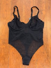 Savage X Fenty Black Sheer X Underwire Teddy 14-16 XL