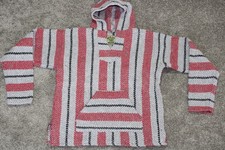 Baja Joe Hoodie XL Pull Over,Rn 0100596,BoHo,Surfer,Hippie,Drug Rug, Preowned