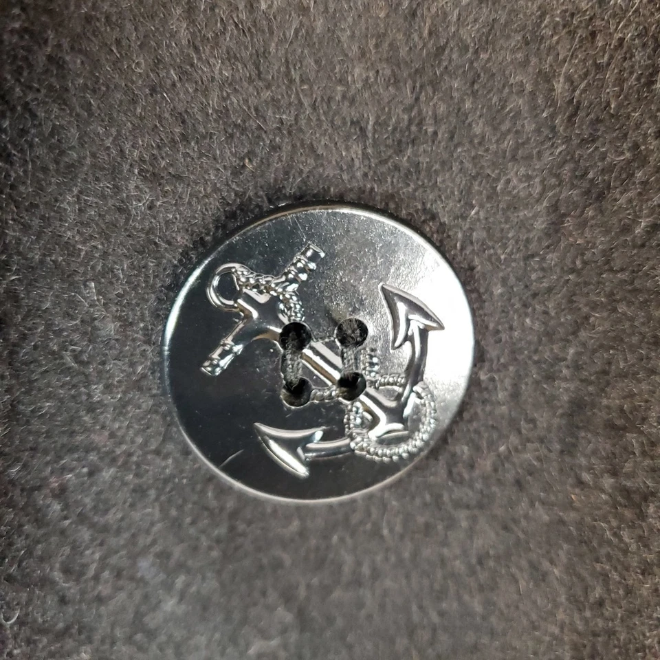 US Navy Peacoat Men's Size 42 M/L - Black - Image 3 of 4