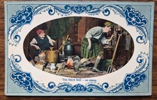 The Illicit Still An Alarm Scottish Whisky Distilling Vintage Postcard