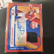 2021 Panini Elite Extra Edition Material Sig Harold Grant #DPLMS-HG Orange /149 