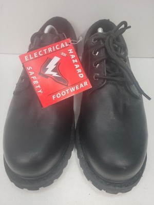 LEHIGH Steel toe Oxford Work Boot Size 10M Black Metatarsal Slip Resistant 