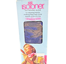 Vintage Isotoner 500 Driving Gloves Women Black NOS In Box Classic Gift