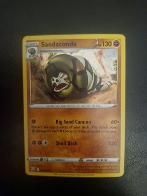 Pokémon TCG Sandaconda Cosmo Hollo mit Full HD Swirl Promo 082/163