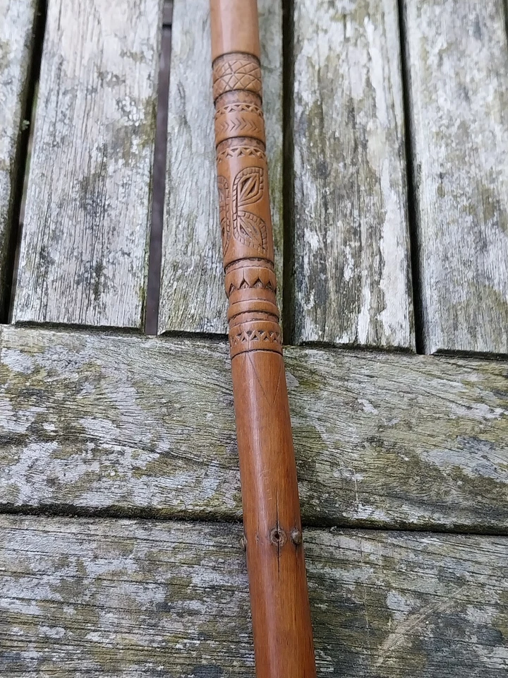 QUENOUILLE ANCIENNE DU XIXeme S EN MERISIR PROVENCALE ART POPULAIRE BELLE PATINE - Photo 2/4